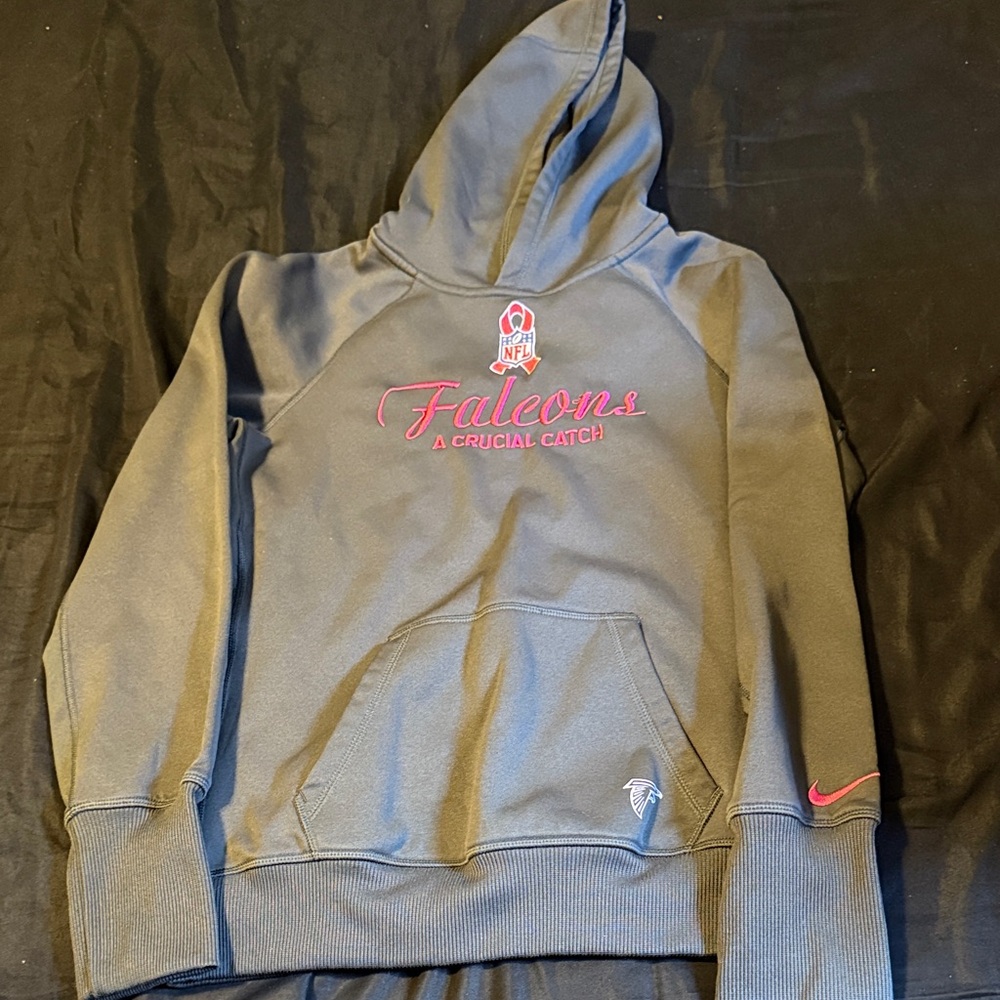 Gray Falcons Breast Cancer Awareness Hoodie